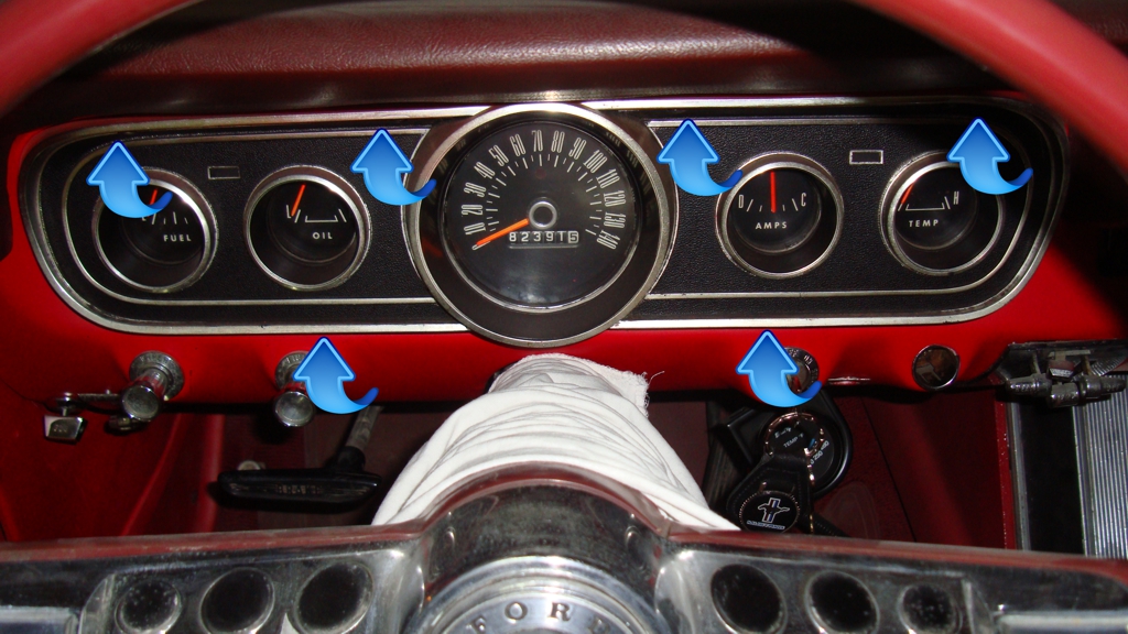 How to remove the Cigarette lighter socket from the dash ... 1966 mustang electrical wiring diagram 